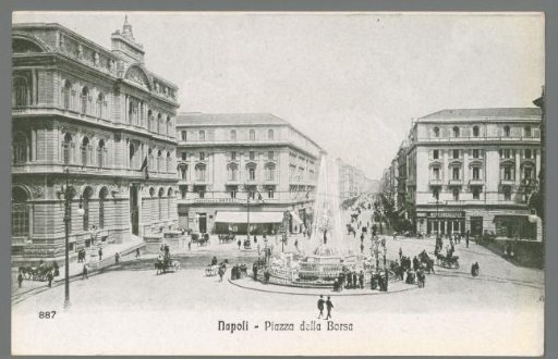 Naples. Piazza della Borsa