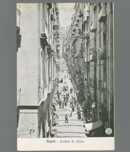 Naples. Gradoni di Chiaia