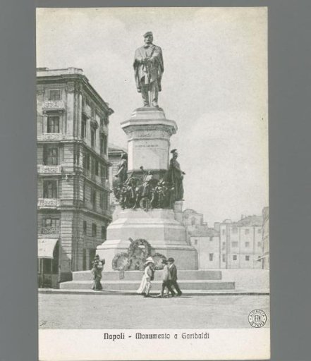 Naples. Monument to Garibaldi