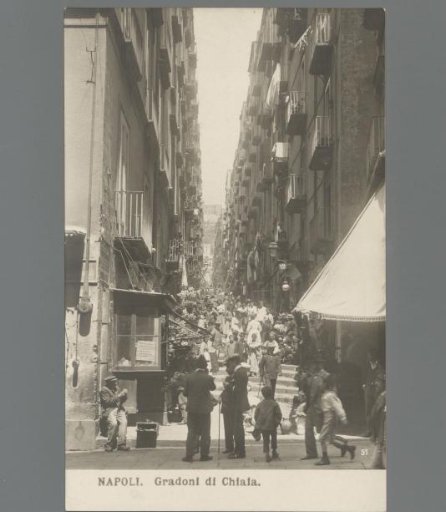 Naples. Gradoni di Chiaia