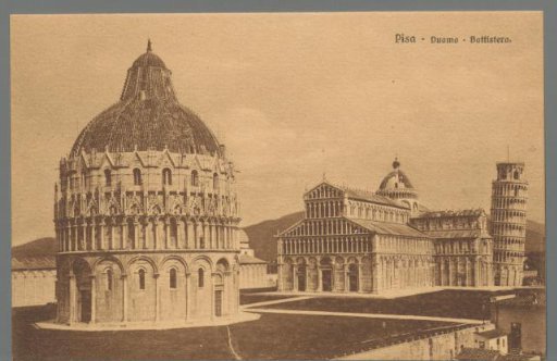 Pisa. Cathedral. Baptistery
