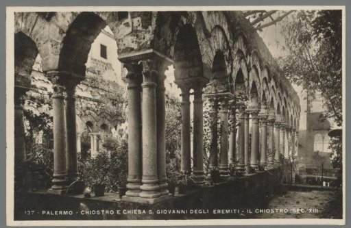 Palermo. Chiostro e Chiesa S. Giovanni Degli Eremiti. The Cloister (13th Century)