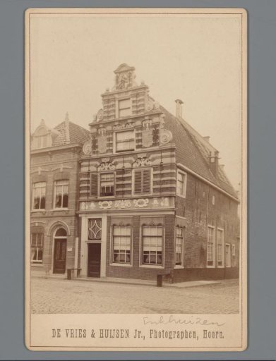 Facade of a house in Enkhuizen