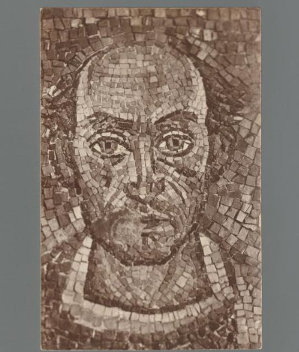 Mosaic of an unknown man, possibly an evangelist, in Ravenna