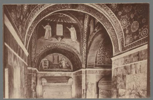 Church interior with mosaics in Ravenna