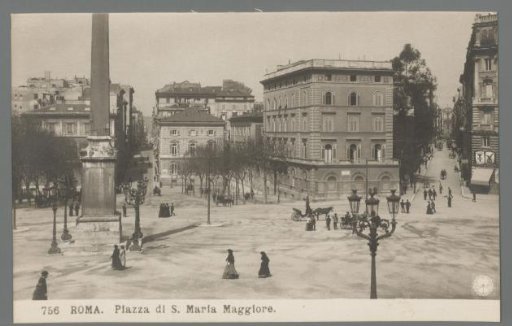 Rome. Piazza di S. Maria Maggiore