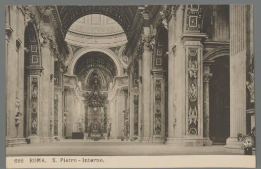 Rome. St. Peter's. Interior