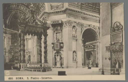 Rome. St. Peter's. Interior