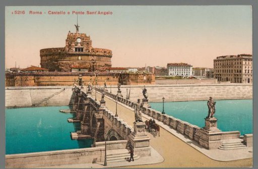 Rome. Castle and Bridge of St. Angelo