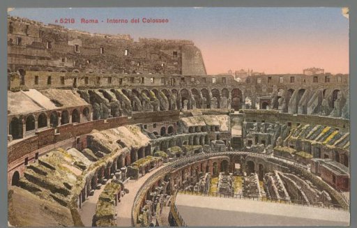 Rome. Interior of the Colosseum