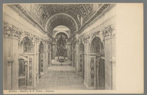 Rome. Basilica of St. Peter's. Interior