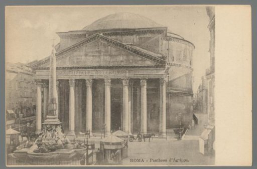 Rome. Pantheon of Agrippa