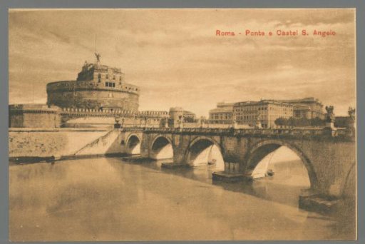 Rome. Bridge and Castel Sant'Angelo