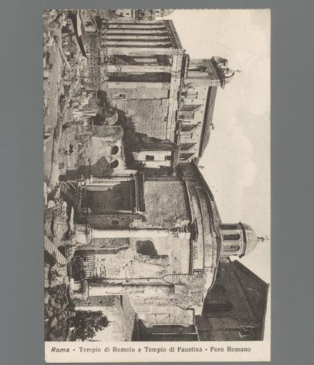 Rome. Temple of Romulus and Temple of Faustina. Roman Forum