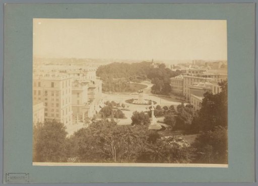 View of the Parco dell'Acquasola in Genoa