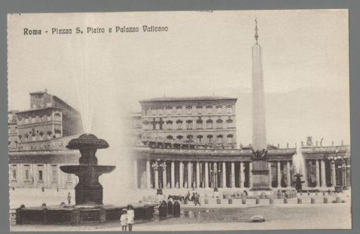 Rome. Piazza San Pietro and Vatican Palace