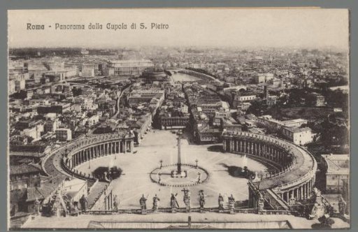 Rome. Panorama from the Dome of St. Peter's
