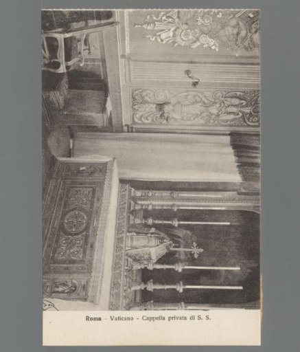 Rome. Vatican. Pope's private chapel