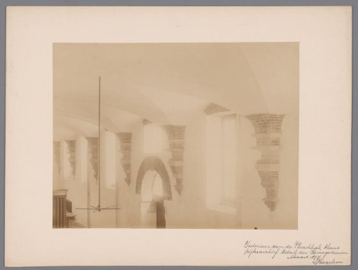 Corbels in the interior of the Meat Hall in Haarlem