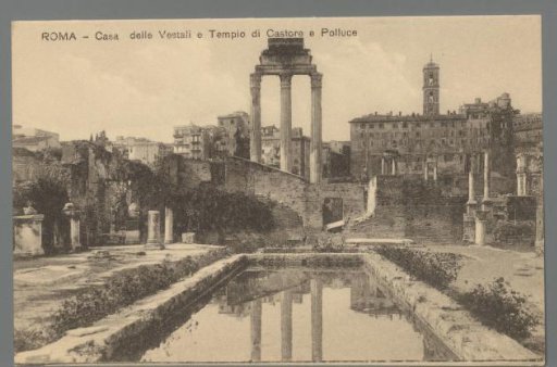 Rome. House of the Vestals and Basilica of Constantine