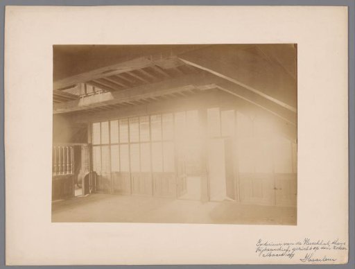 Interior of the attic of the Meat Hall in Haarlem