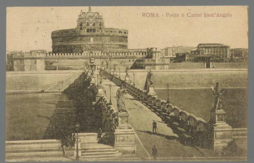 Rome. Bridge and Castel Sant'Angelo