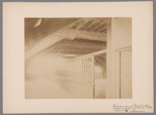 Interior of the attic of the Meat Hall in Haarlem
