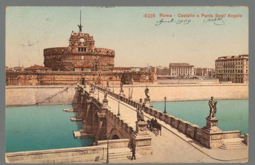 Rome. Castle and Bridge of Sant'Angelo