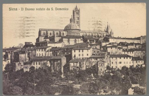 Siena. The Duomo Viewed from S. Domenico