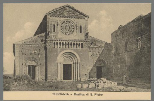 Tuscania. Basilica of St. Peter