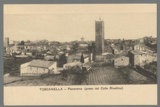 Toscanella. Panorama (taken from the Colle Rivellino)