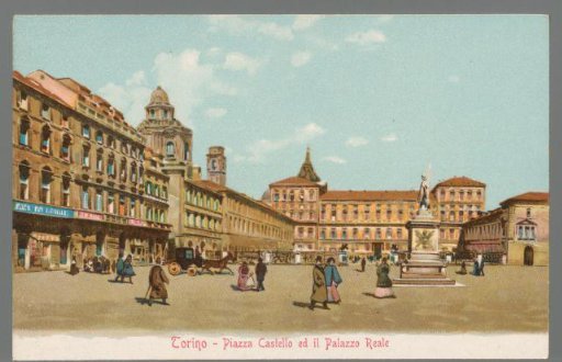 Turin. Piazza Castello and the Royal Palace
