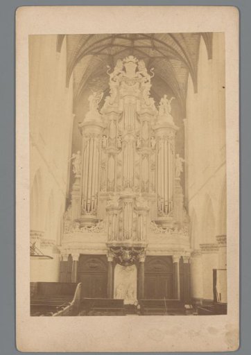 Organ in St. Bavo's Church in Haarlem