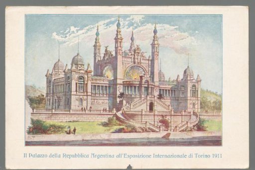 The Palace of the Argentine Republic at the International Exhibition of Turin 1911
