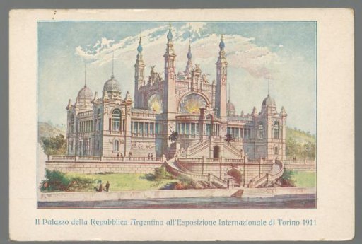 The Palace of the Argentine Republic at the International Exhibition of Turin 1911