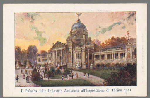 The Palace of Artistic Industries at the Exhibition of Turin 1911