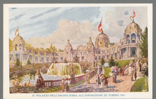 The Palace of England at the Exhibition of Turin 1911