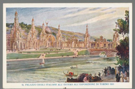 The Palace of Italians abroad at the Exhibition of Turin 1911