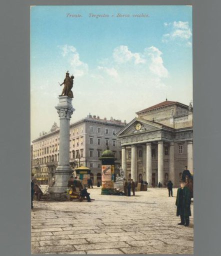 Trieste. Tergesteo and Old Stock Exchange
