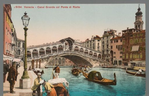 Venice. Grand Canal with the Rialto Bridge
