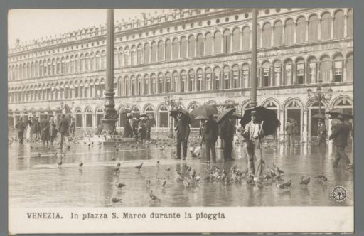 Venice. Piazza San Marco during the rain