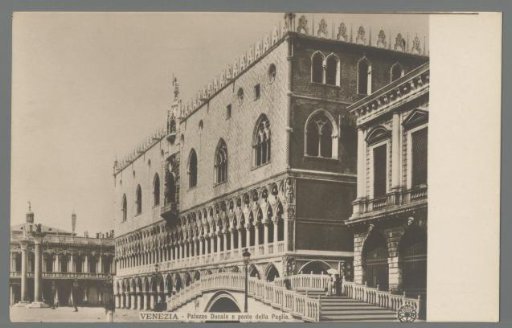 Venice. Doge's Palace and Ponte della Paglia