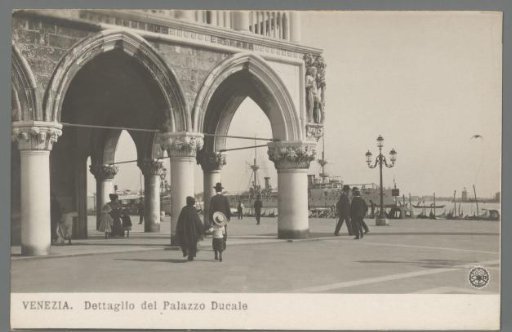 Venice. Detail of the Doge's Palace