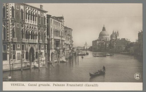 Venice. Grand Canal. Palazzo Franchetti (Cavalli)