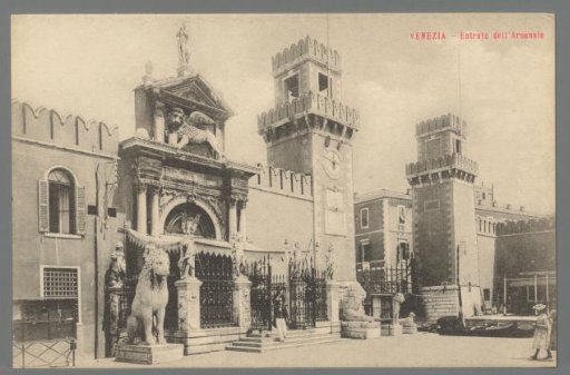 Venice. Entrance to the Arsenal