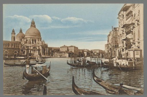 Venice. Grand Canal from Calle Valaresso