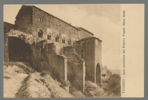 Viterbo. Rear Side of the Papal Palace (Year 1266)