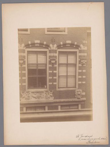 Detail of a house on the Jansstraat in Haarlem