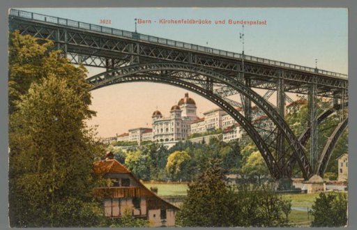 Bern. Kirchenfeldbrücke and the Federal Palace