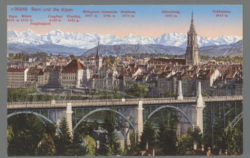 Bern and the Alps